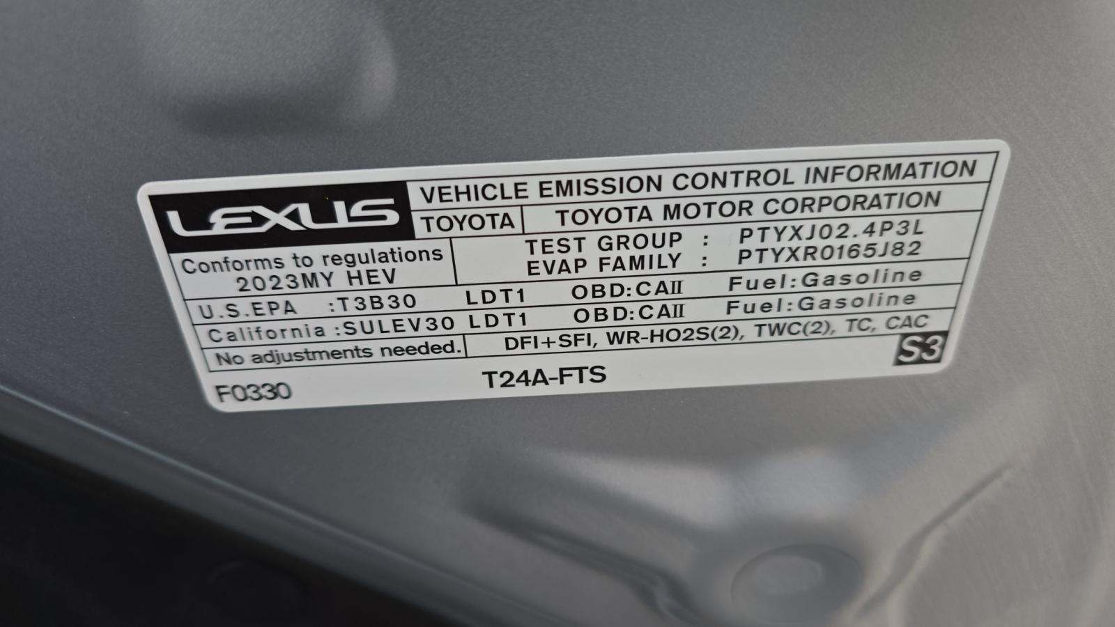 2023 Lexus RX RX 500h F SPORT AWD