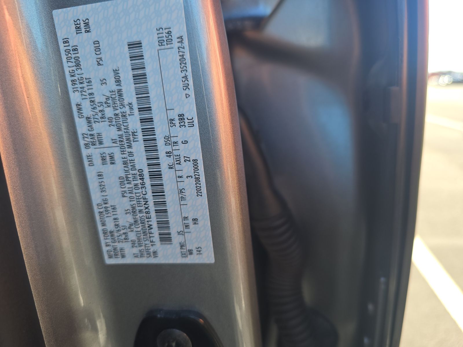 2022 Ford F-150 Lariat AWD