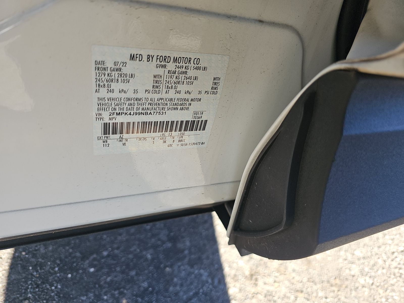 2022 Ford Edge SEL AWD