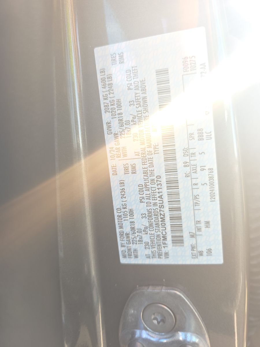 2025 Ford Escape Hybrid ST-Line FWD