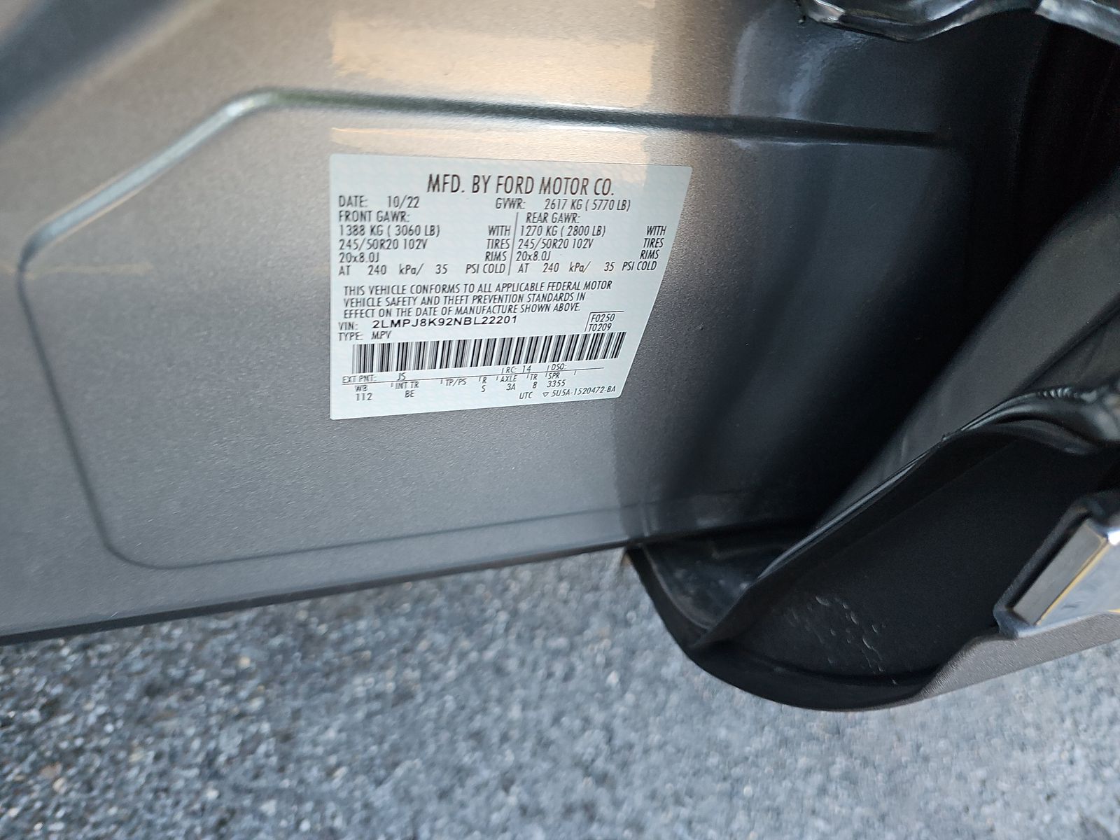 2022 Lincoln Nautilus Reserve AWD