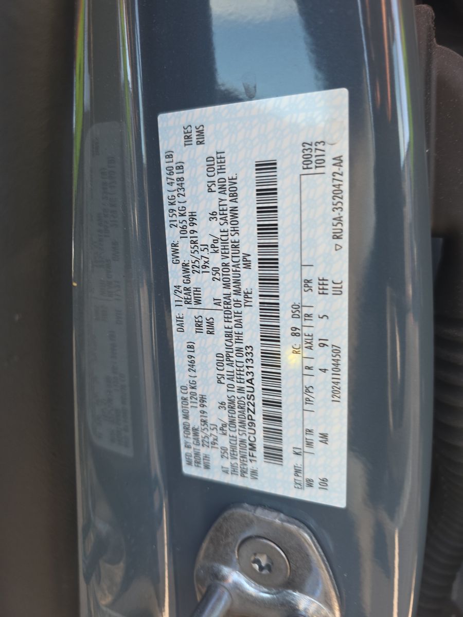 2025 Ford Escape Hybrid ST-Line Elite AWD