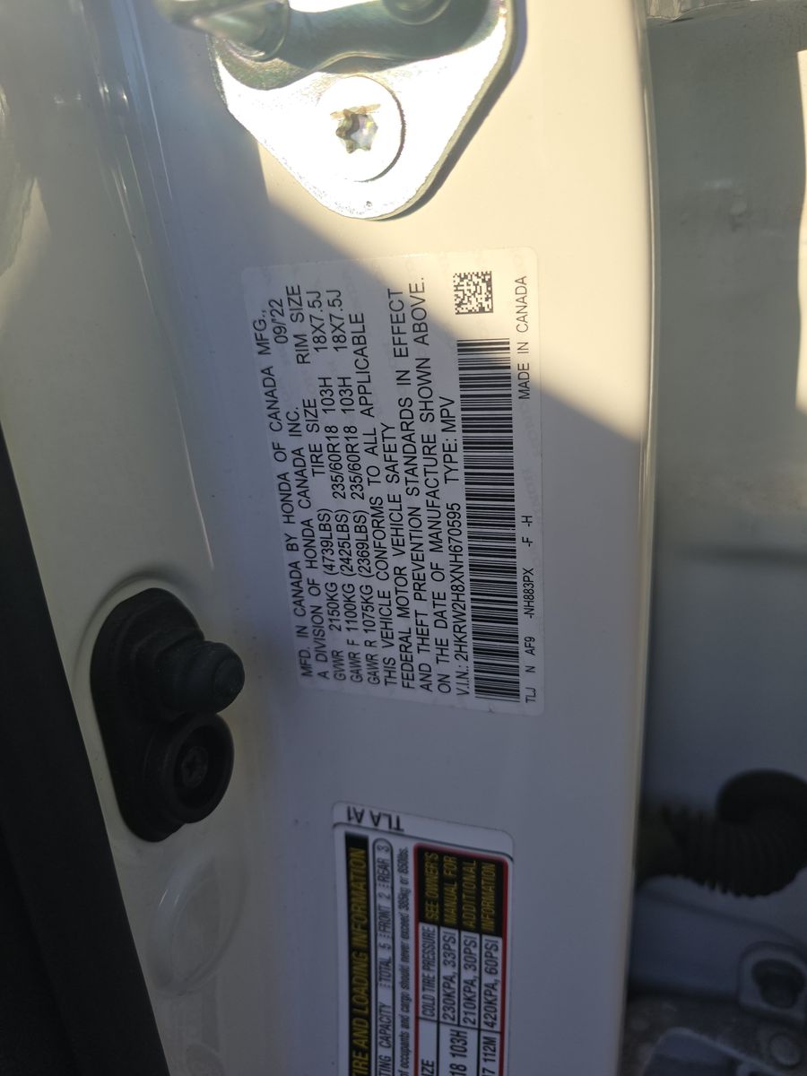 2022 Honda CR-V EX-L AWD