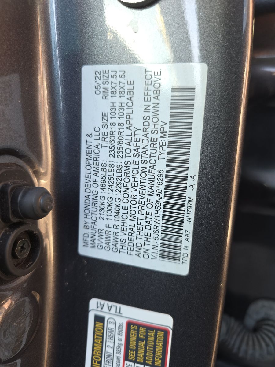 2022 Honda CR-V EX FWD