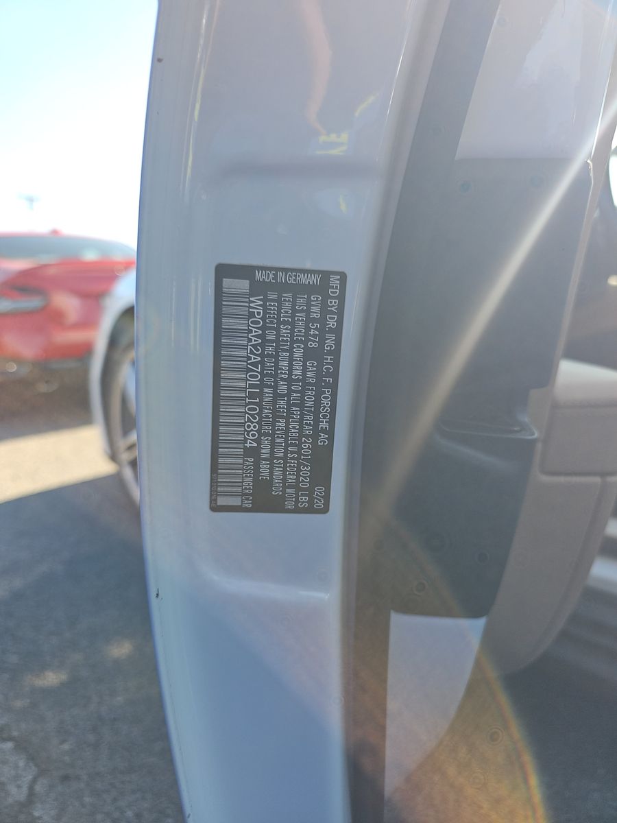 2020 Porsche Panamera Base RWD