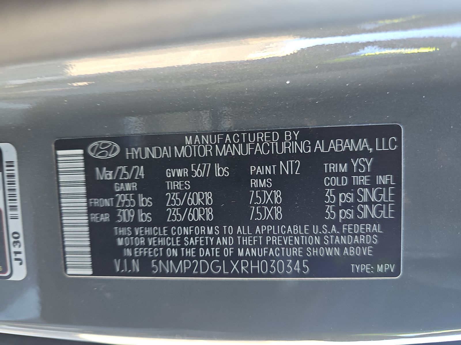 2024 Hyundai Santa Fe SEL AWD