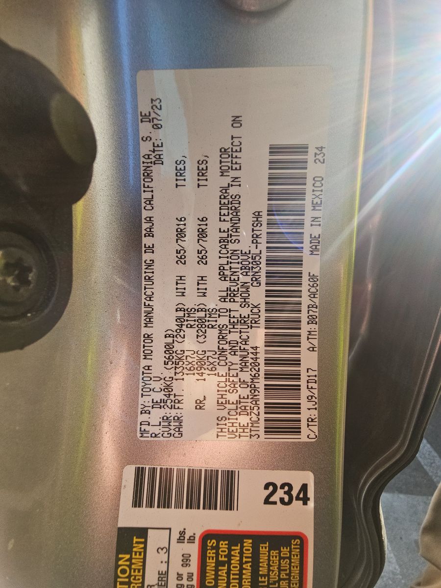 2023 Toyota Tacoma TRD Off-Road AWD