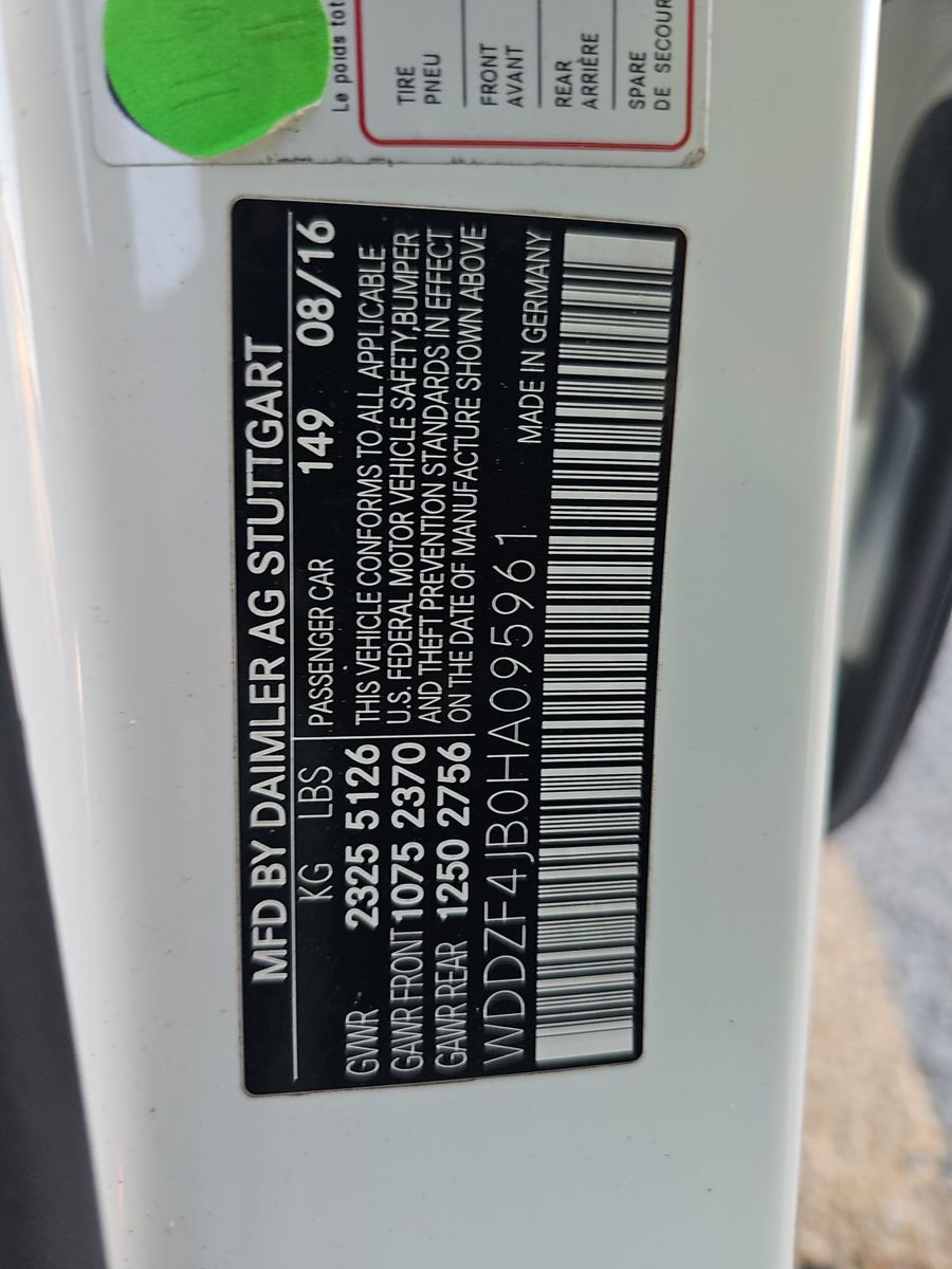 2017 Mercedes-Benz E-Class E 300 Sport RWD