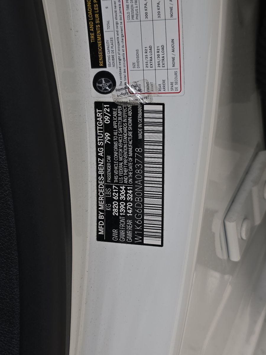 2022 Mercedes-Benz S-Class S 500 AWD