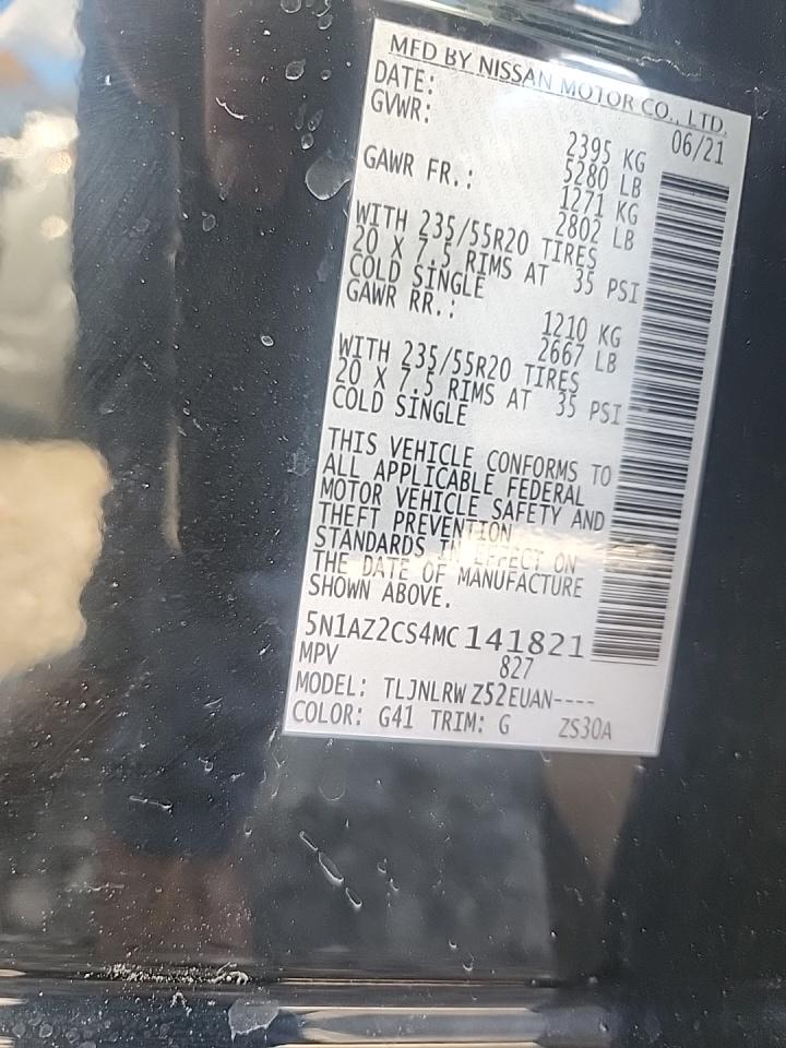 2021 Nissan Murano SL AWD