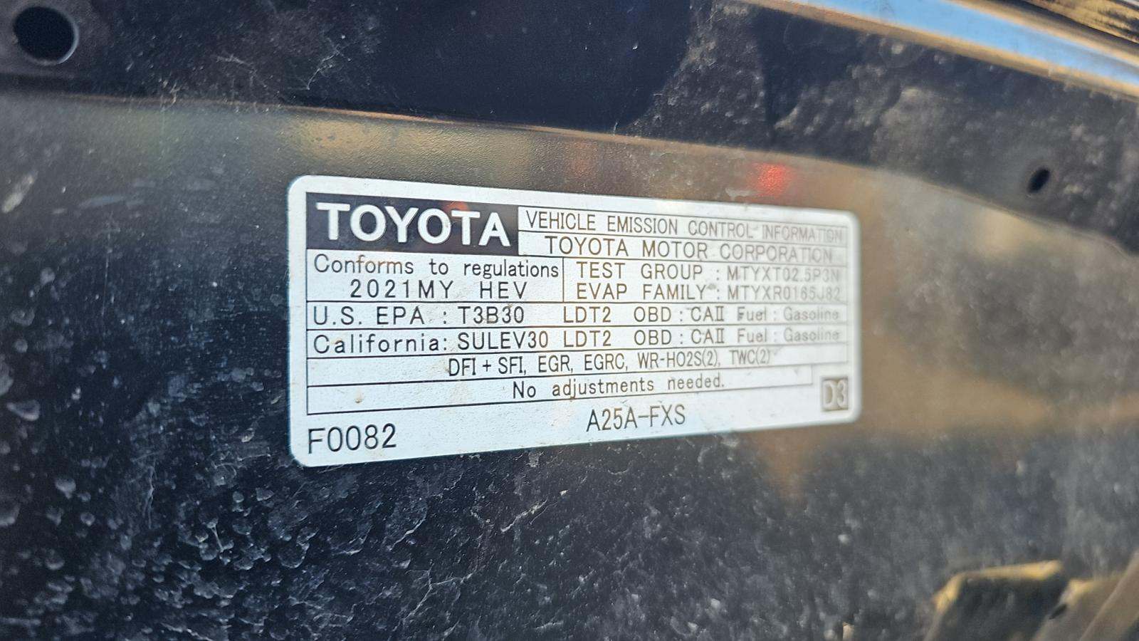 2021 Toyota RAV4 Hybrid LE AWD
