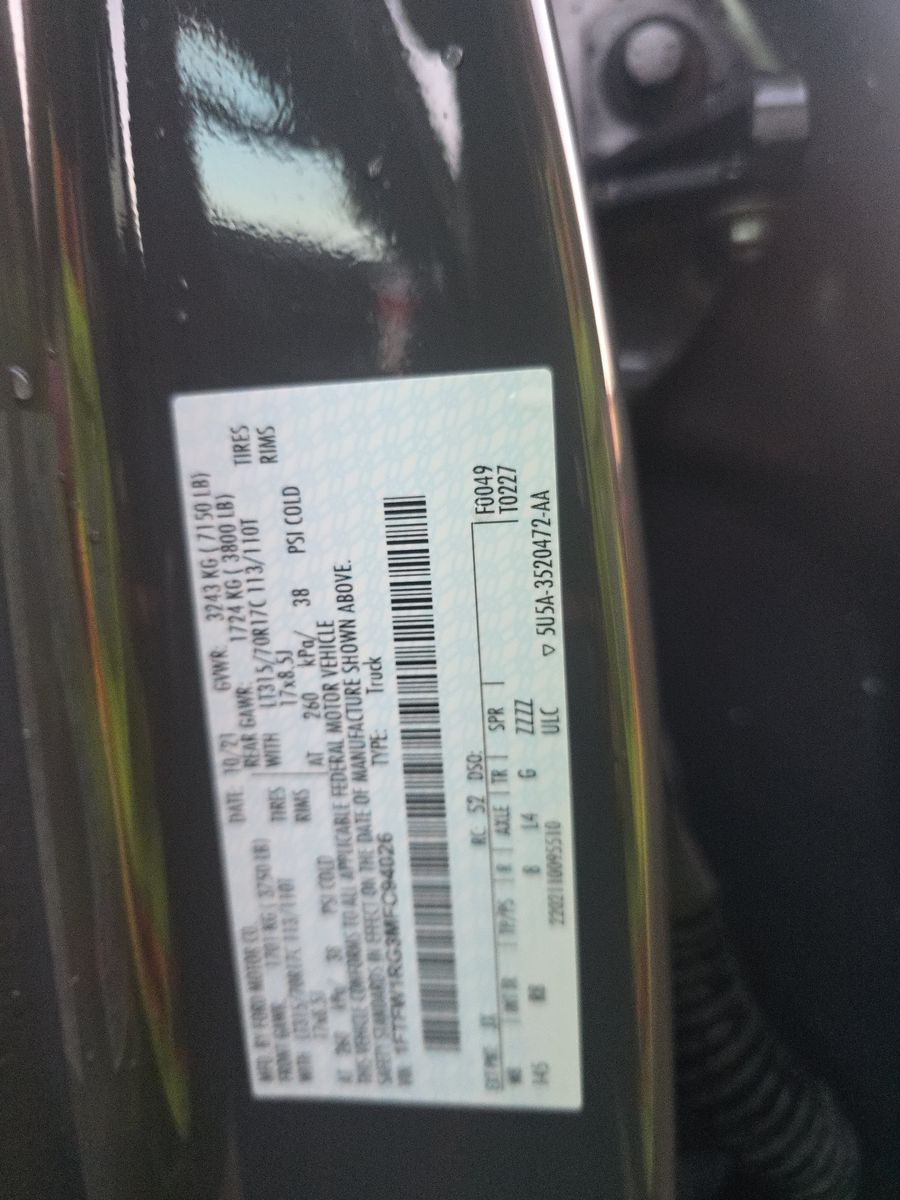 2021 Ford F-150 Raptor AWD