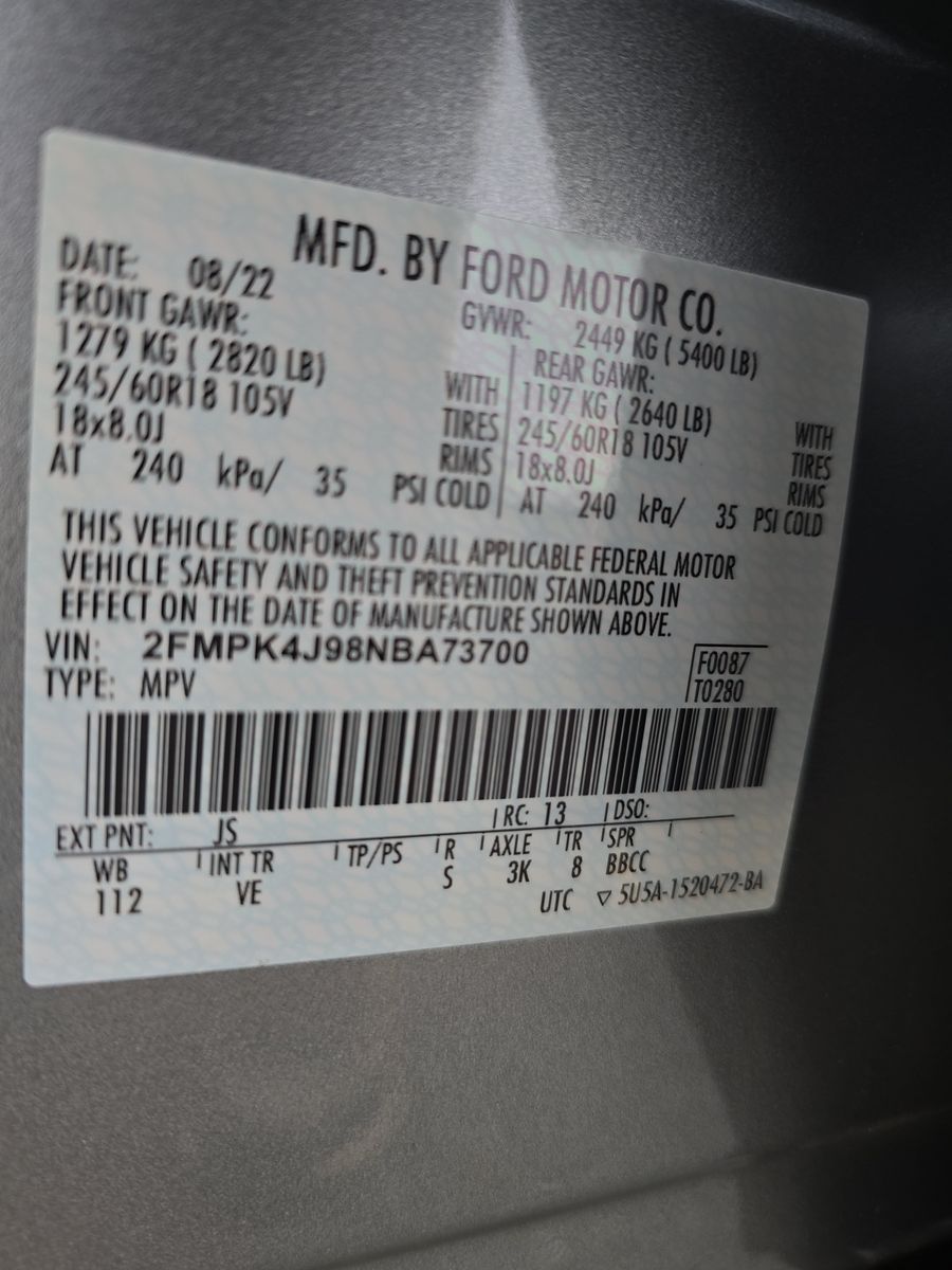 2022 Ford Edge SEL AWD