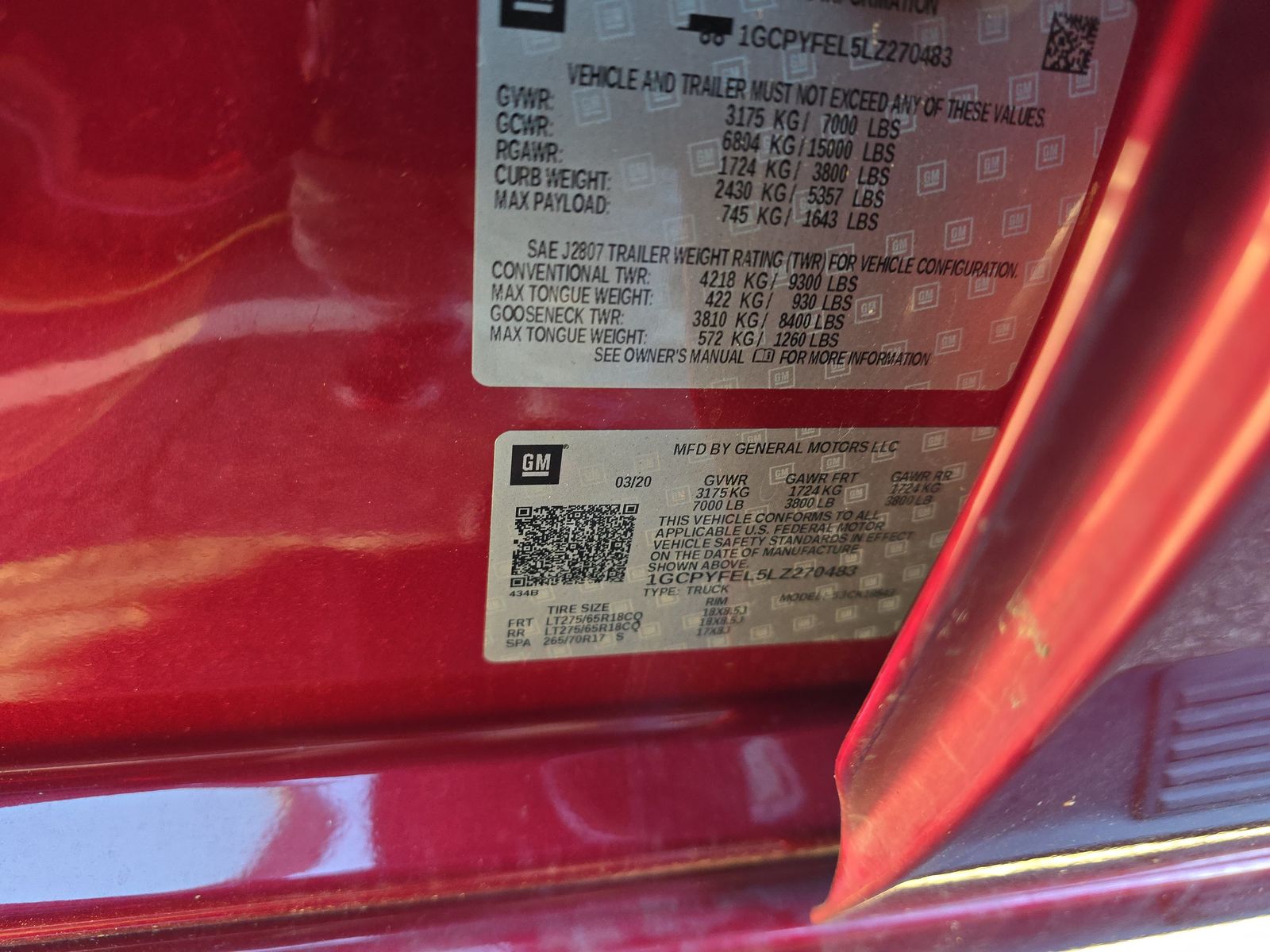 2020 Chevrolet Silverado 1500 LT Trail Boss AWD