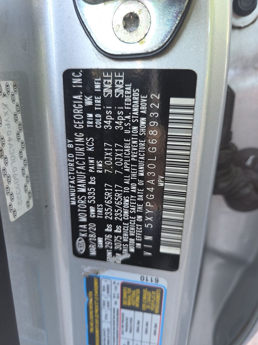 2020 Kia Sorento LX FWD