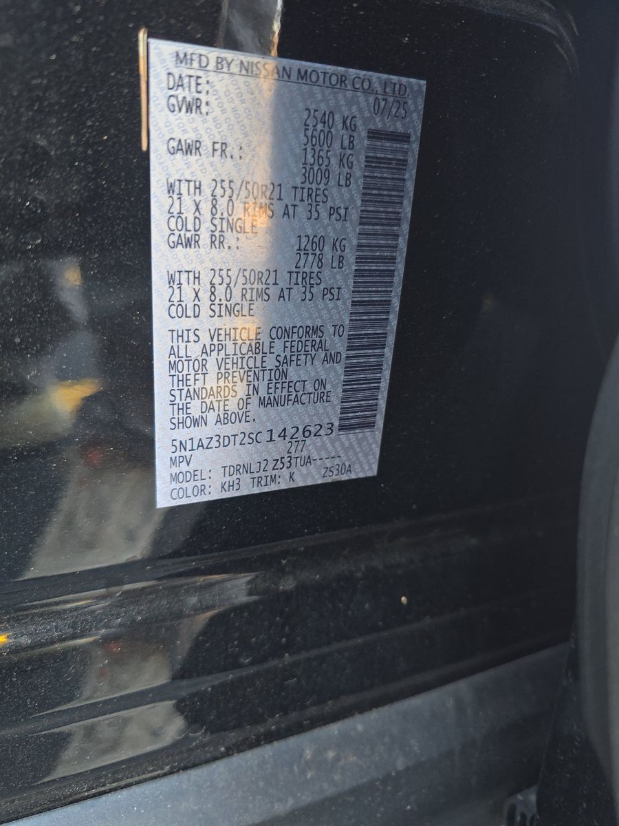 2025 Nissan Murano Platinum AWD