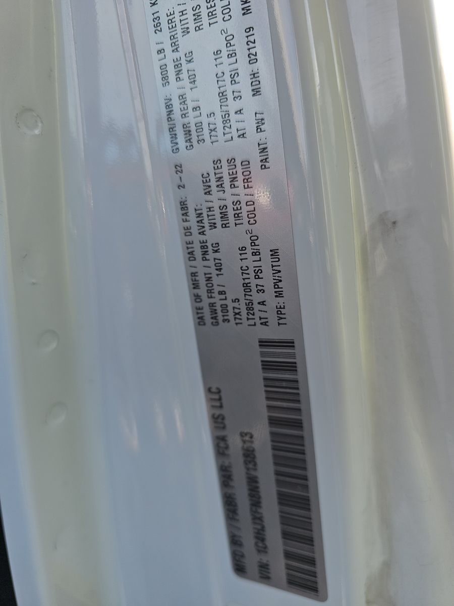 2022 Jeep Wrangler Unlimited Rubicon AWD