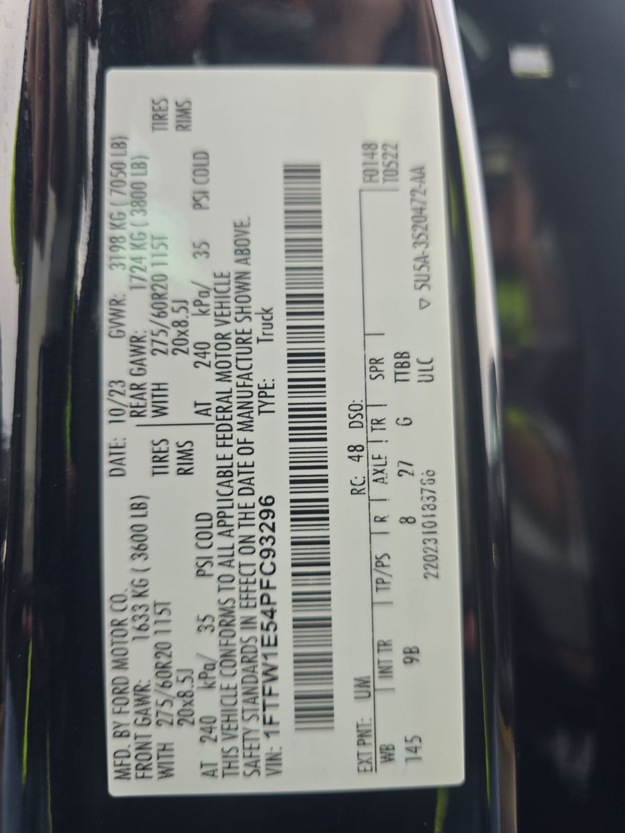 2023 Ford F-150 Platinum AWD