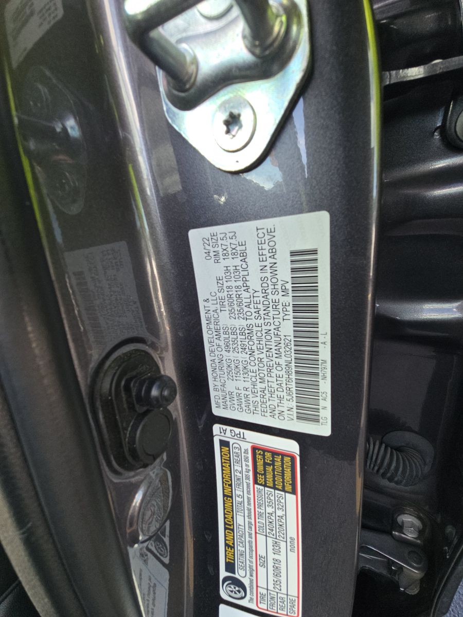 2022 Honda CR-V Hybrid EX-L AWD