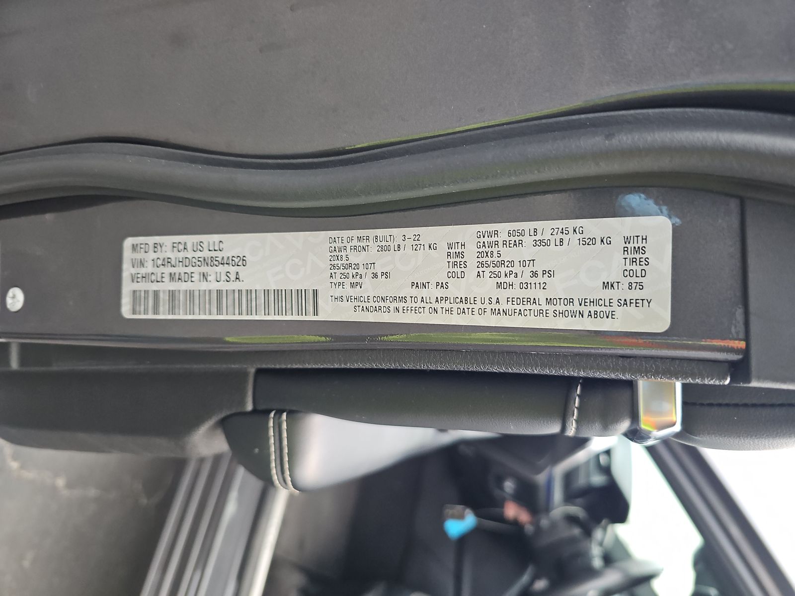 2022 Jeep Grand Cherokee Overland AWD