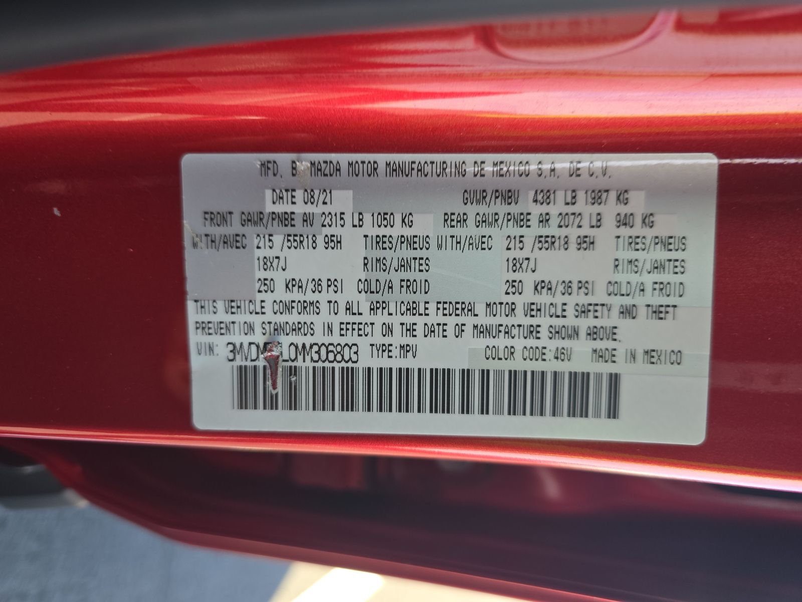 2021 MAZDA CX-30 Premium Package AWD