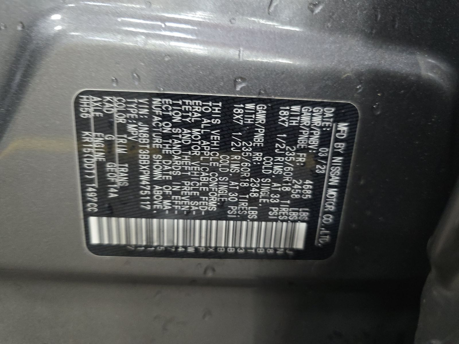 2023 Nissan Rogue SV AWD