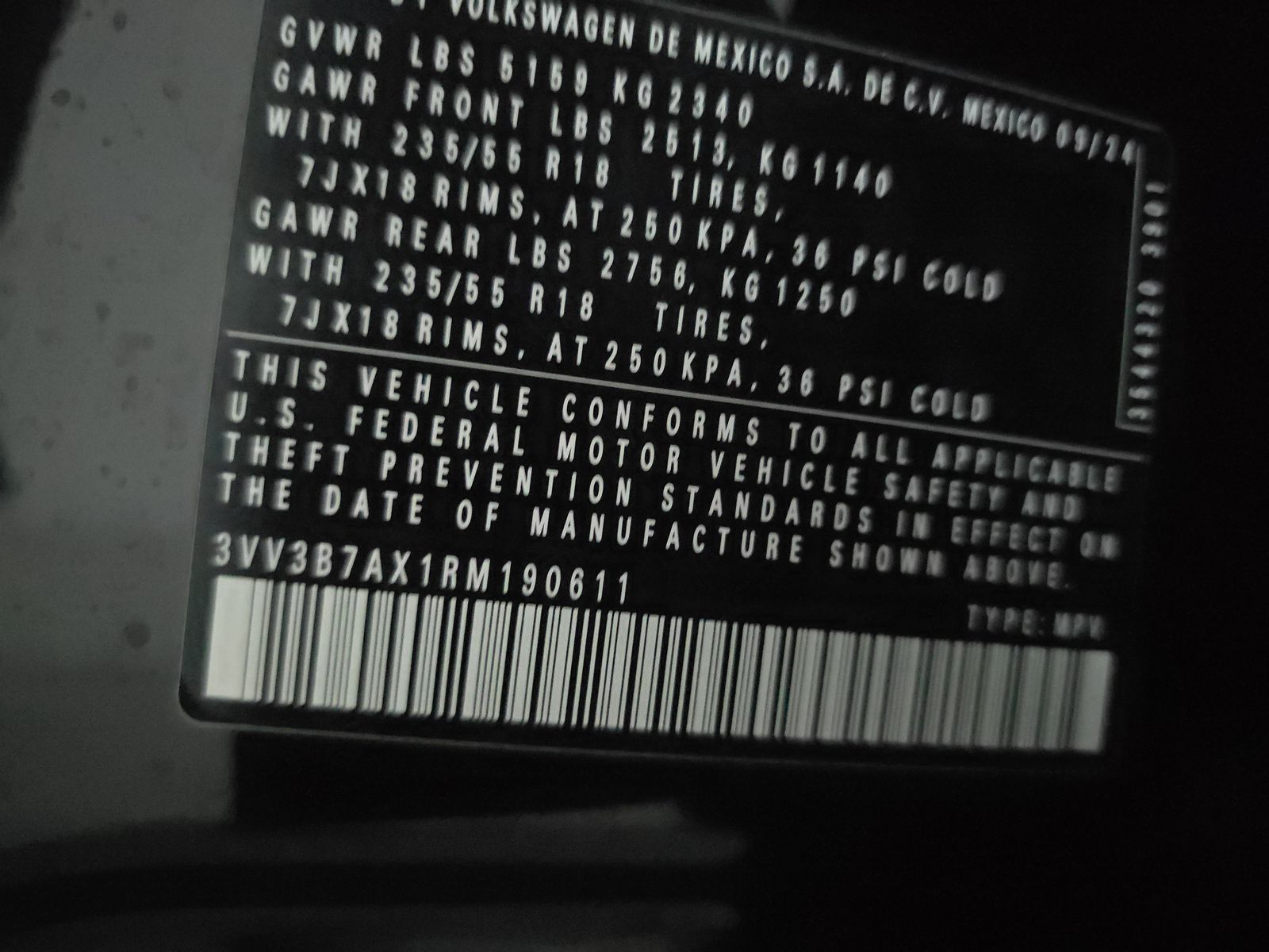 2024 Volkswagen Tiguan 2.0T SE FWD