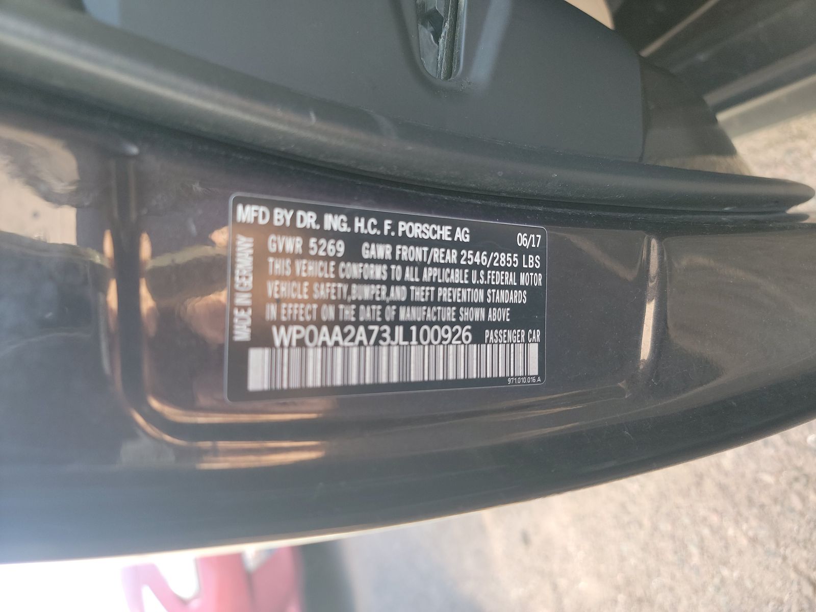 2018 Porsche Panamera Base RWD