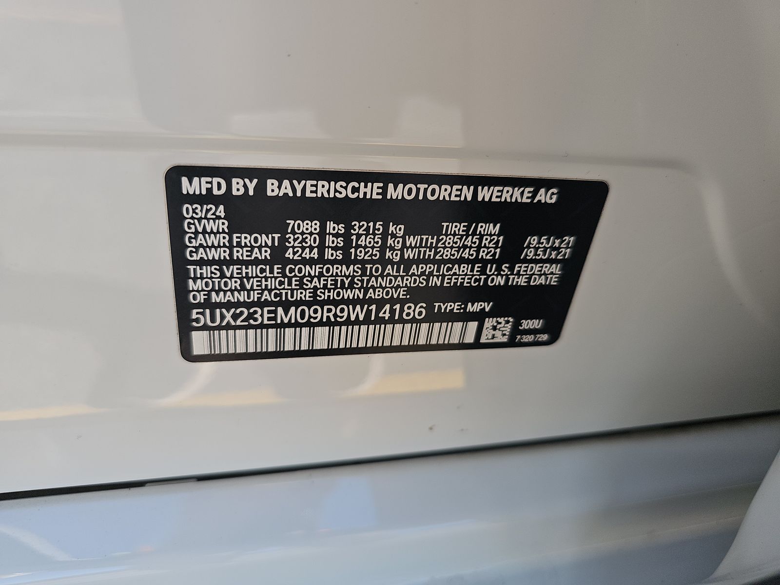 2024 BMW X7 xDrive40i AWD