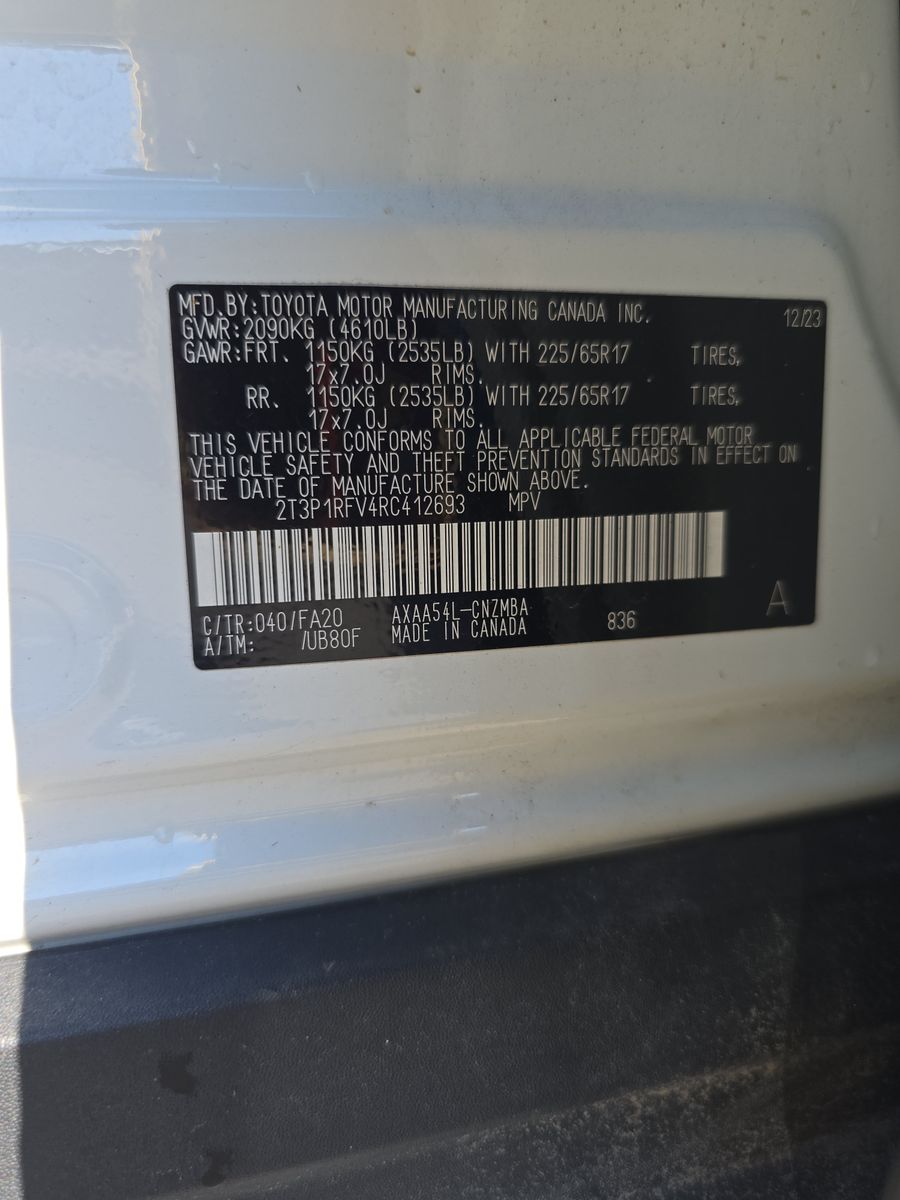 2024 Toyota RAV4 XLE AWD