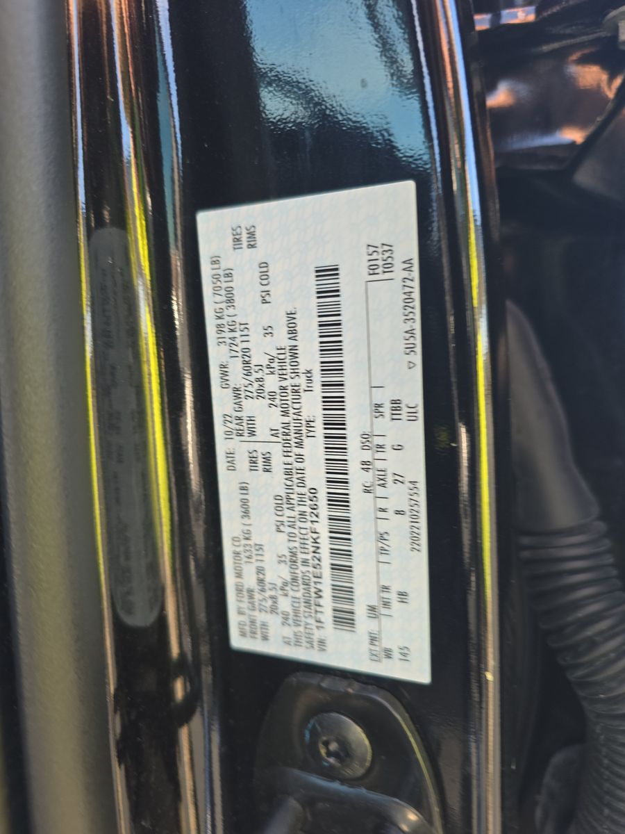 2022 Ford F-150 Lariat AWD