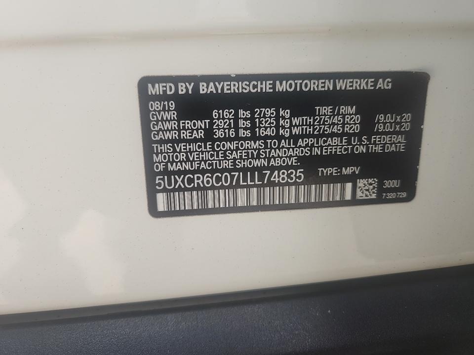 2020 BMW X5 xDrive40i AWD