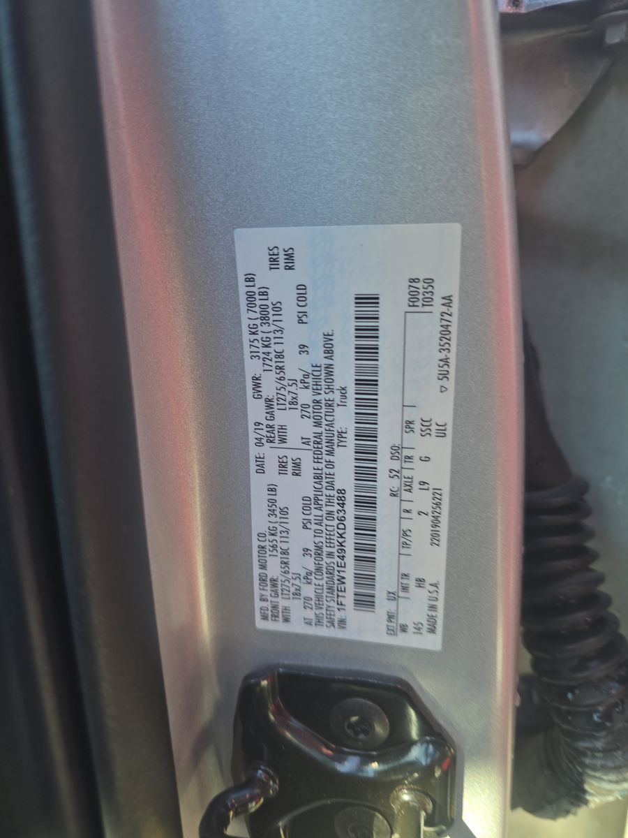 2019 Ford F-150 Lariat AWD