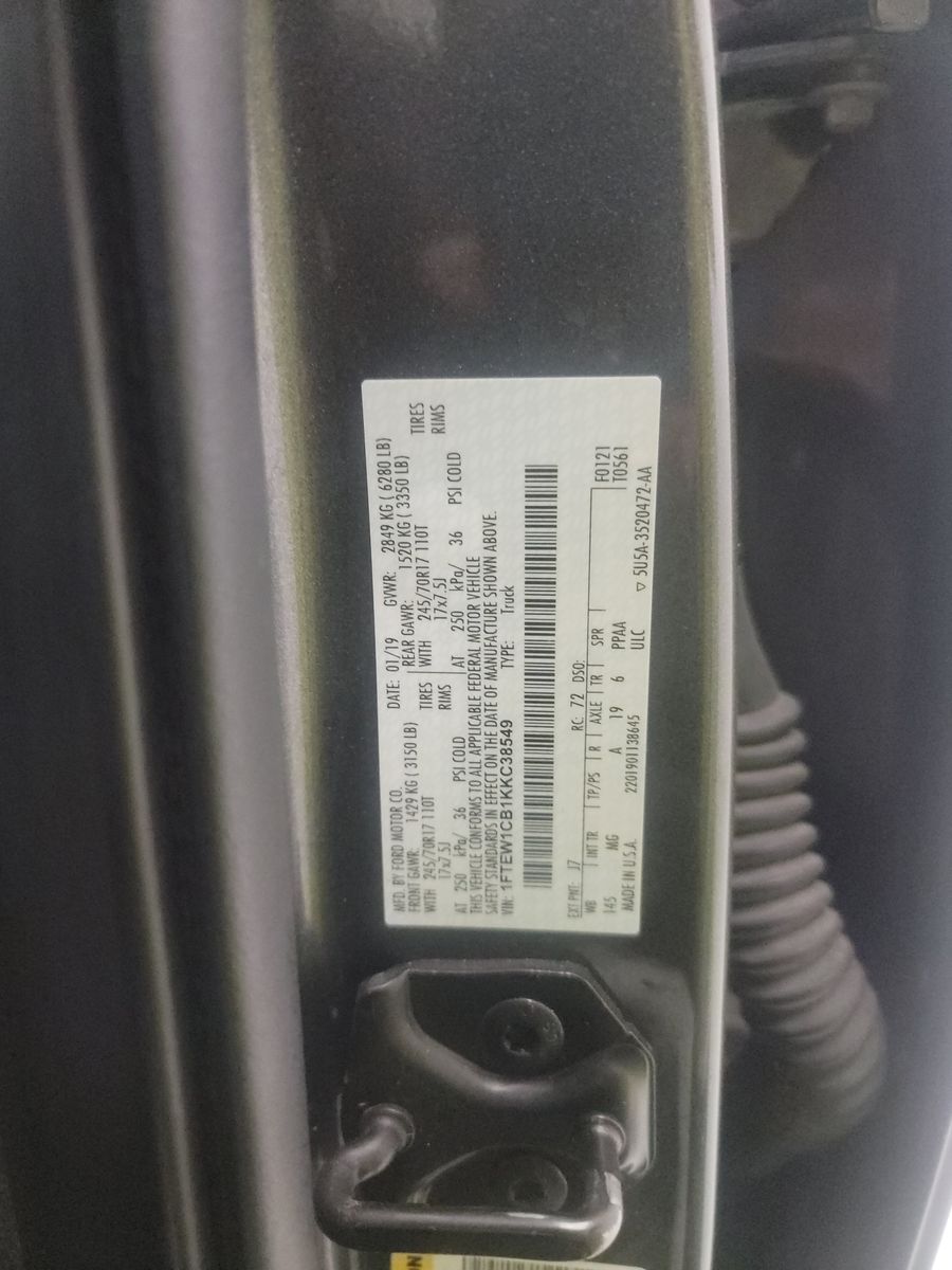 2019 Ford F-150 XLT RWD