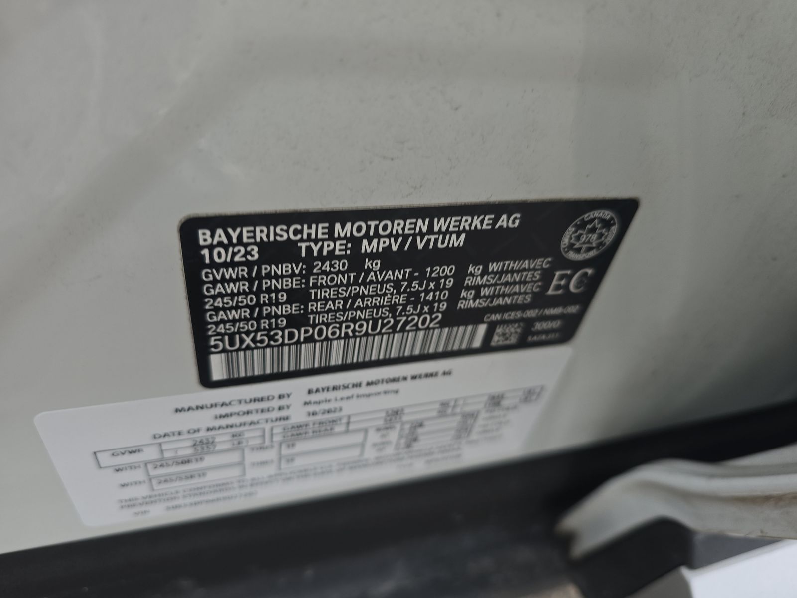 2024 BMW X3 xDrive30i AWD