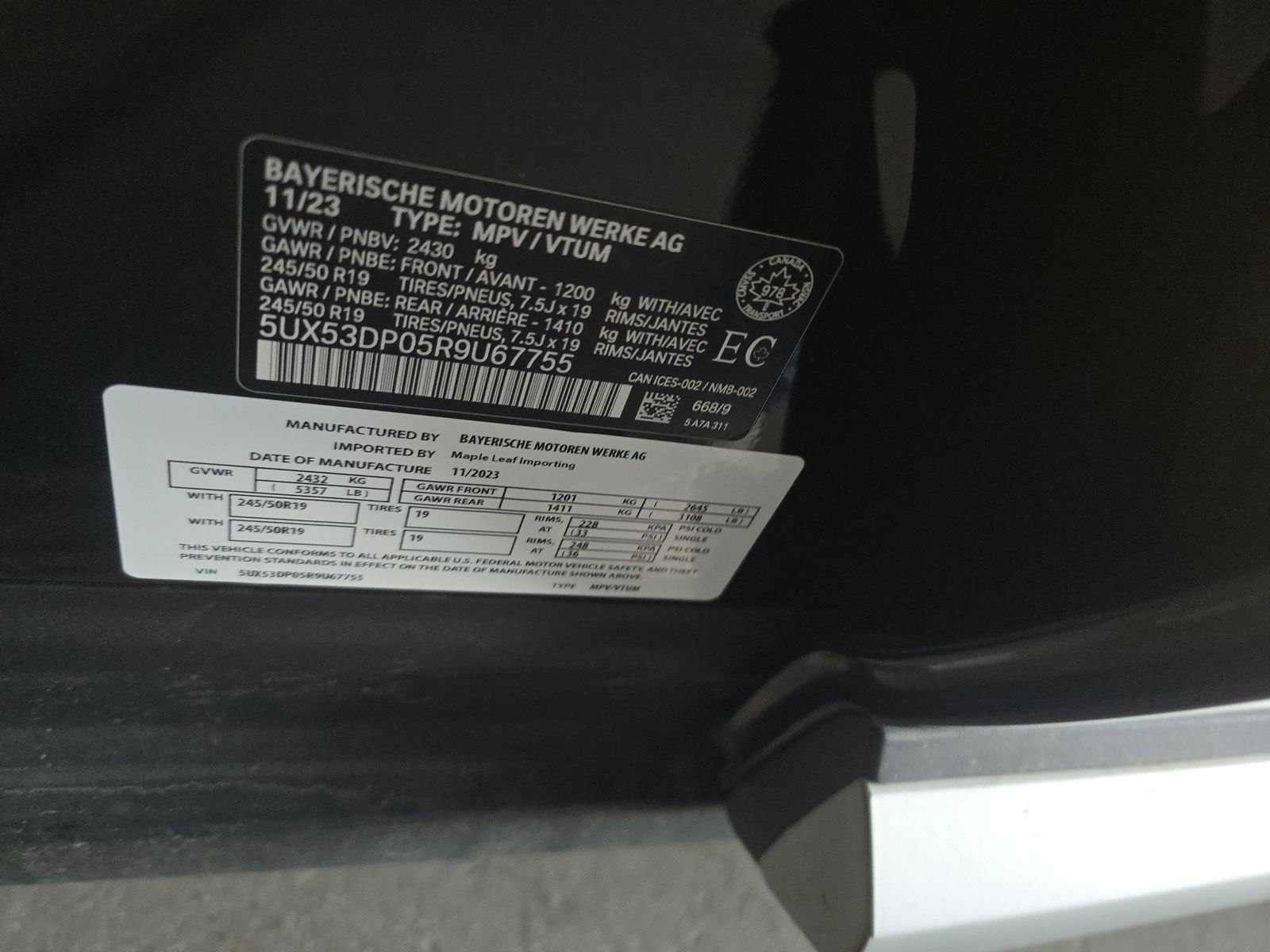 2024 BMW X3 xDrive30i AWD