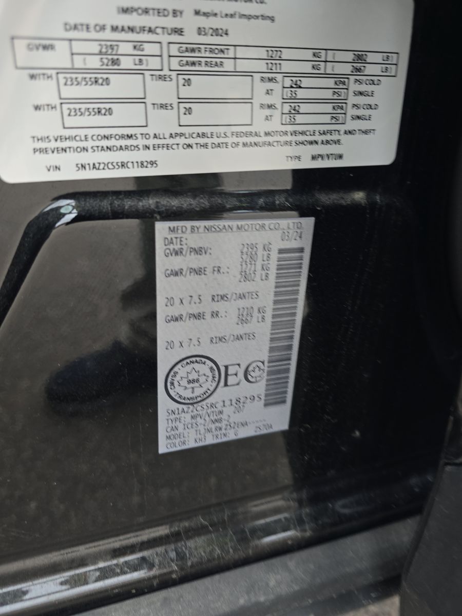 2024 Nissan Murano SL AWD