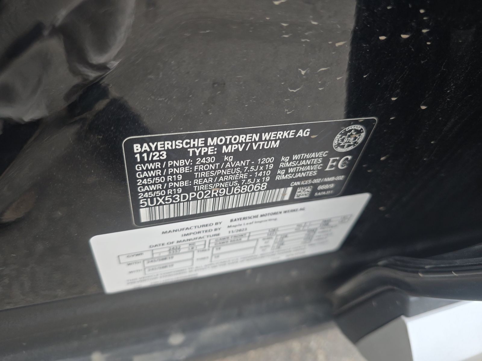 2024 BMW X3 xDrive30i AWD