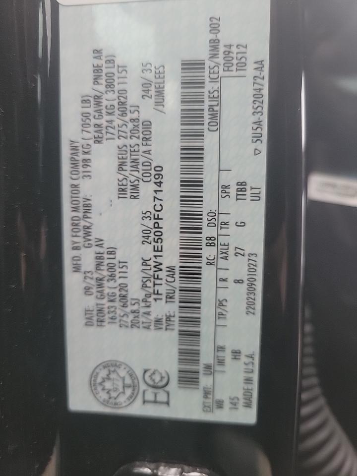 2023 Ford F-150 Lariat AWD