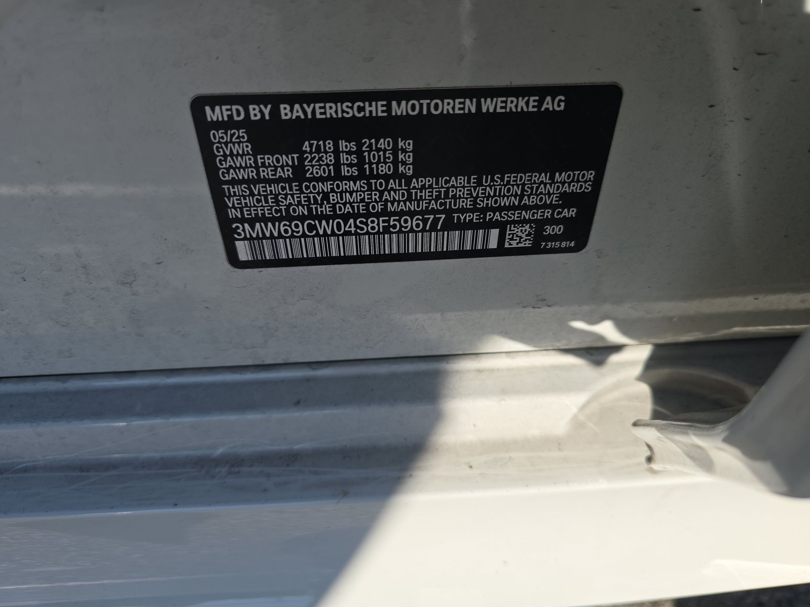 2025 BMW 3 Series 330i RWD