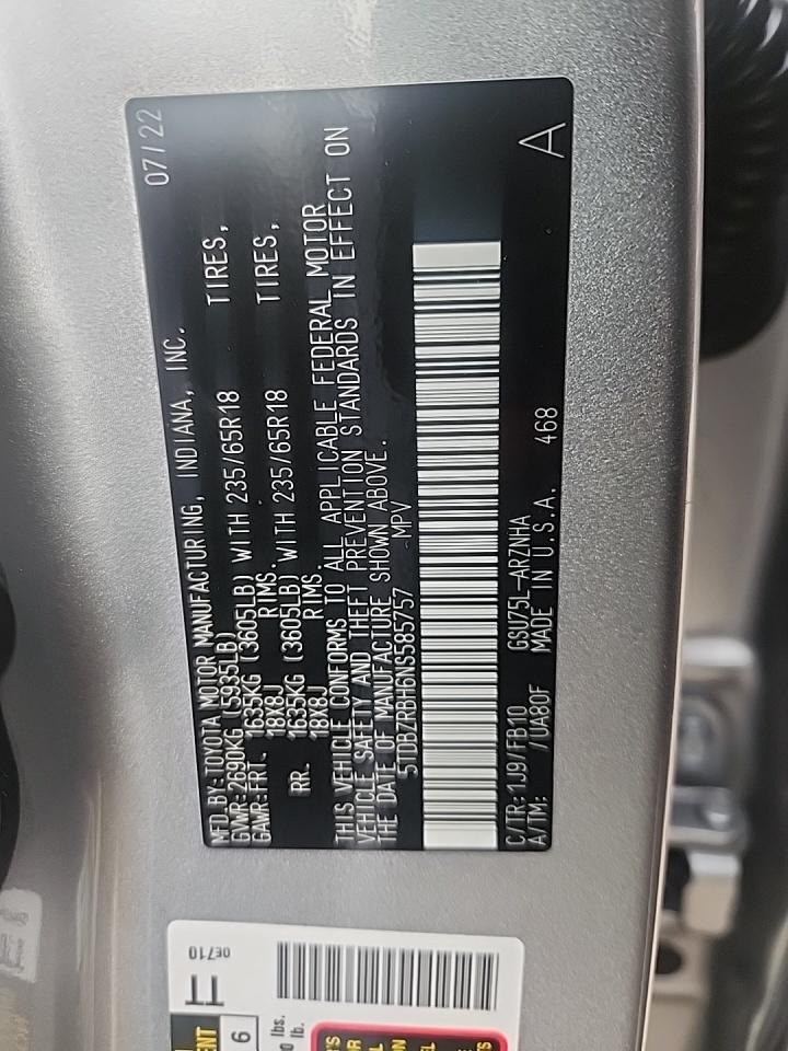 2022 Toyota Highlander LE AWD