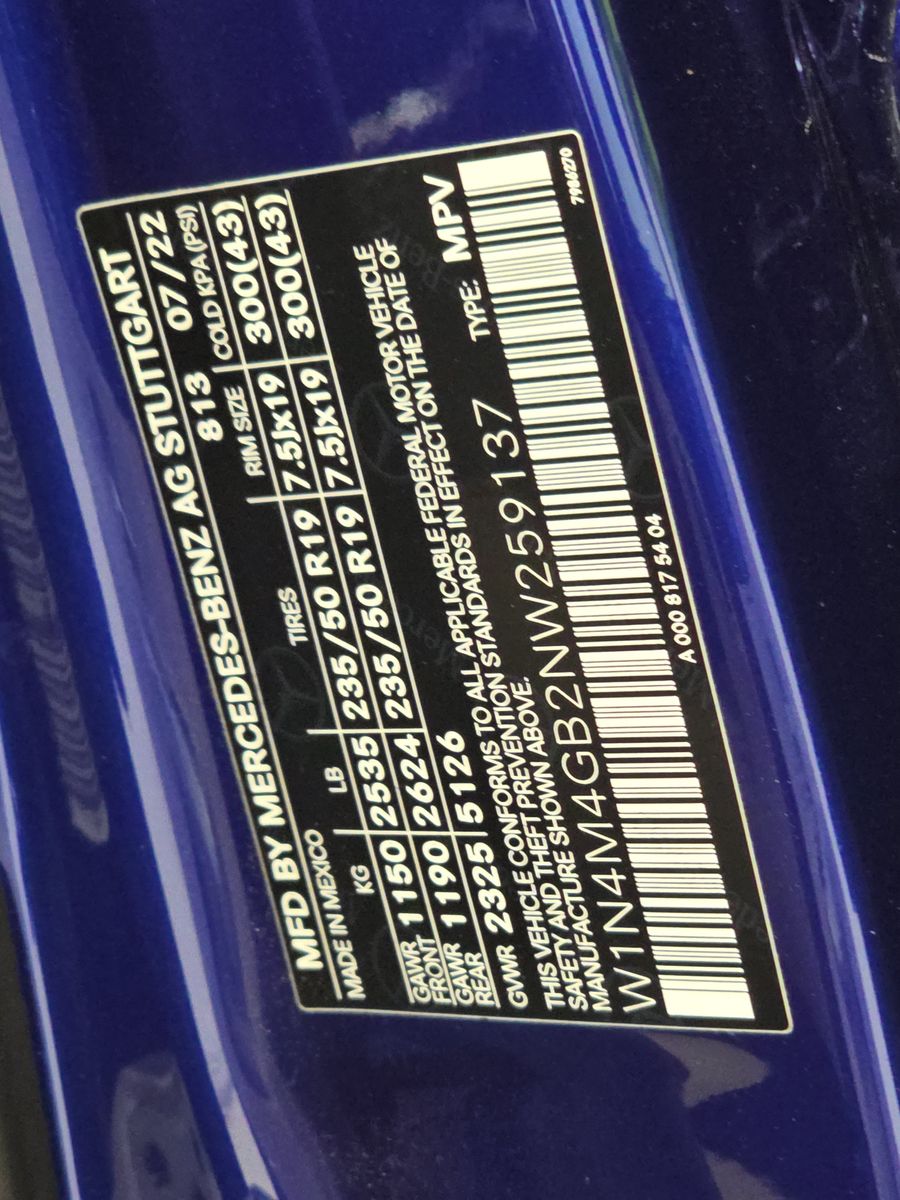 2022 Mercedes-Benz GLB GLB 250 FWD