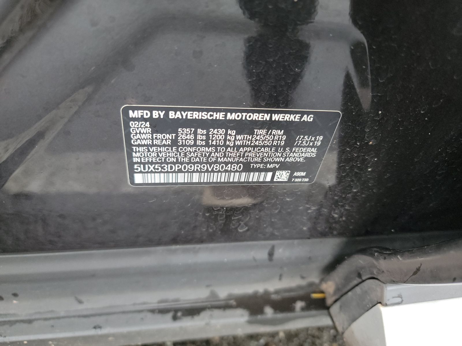 2024 BMW X3 xDrive30i AWD