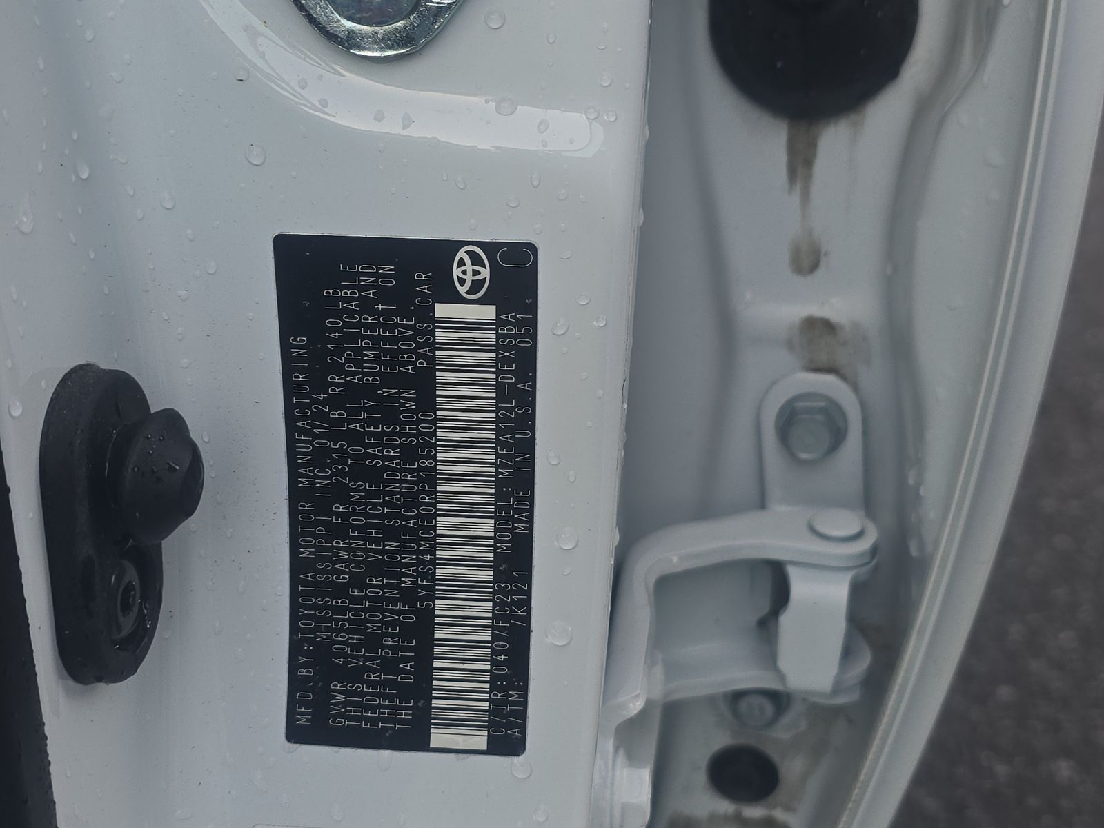 2024 Toyota Corolla SE FWD