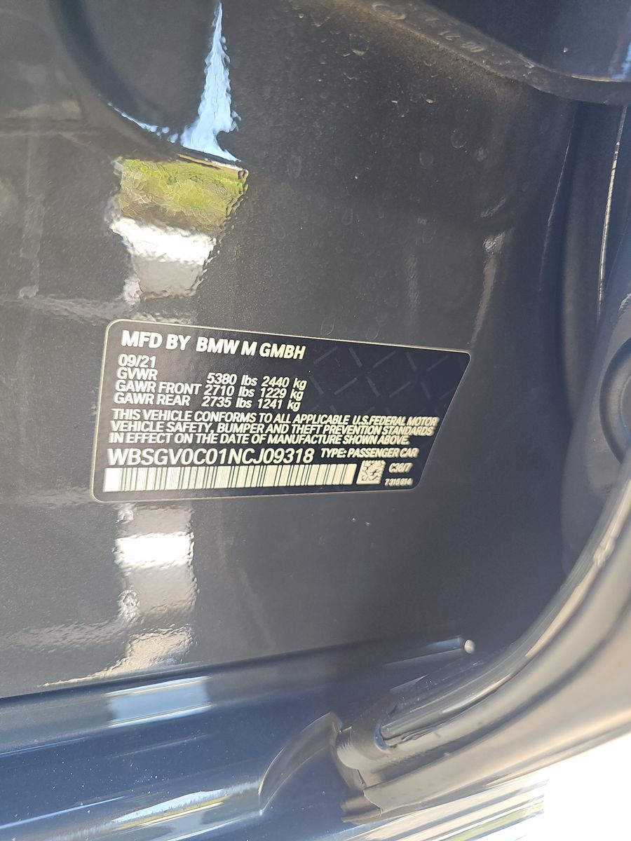 2022 BMW M8 Competition AWD