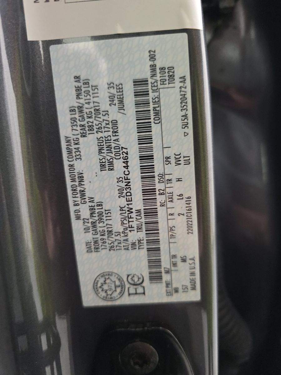 2022 Ford F-150 Hybrid XLT AWD