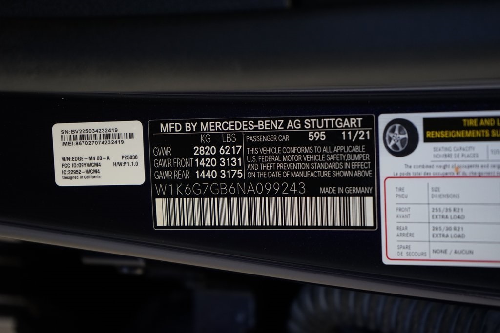 2022 Mercedes-Benz S-Class S 580 AWD