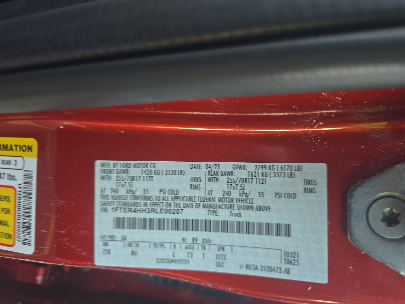 2024 Ford Ranger XLT AWD