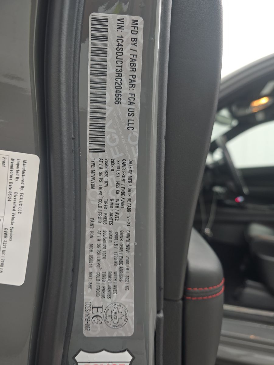 2024 Dodge Durango R/T Plus AWD