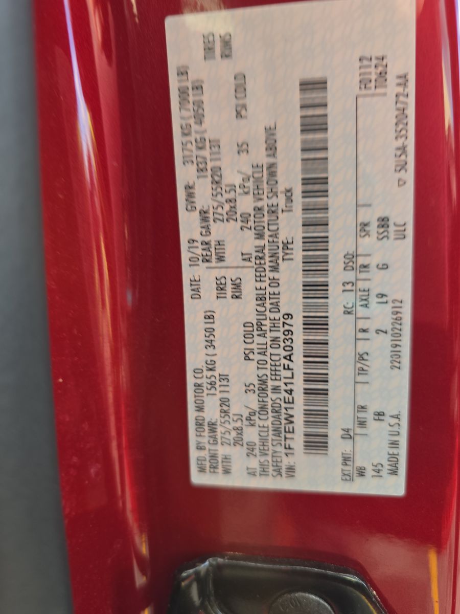 2020 Ford F-150 XLT AWD